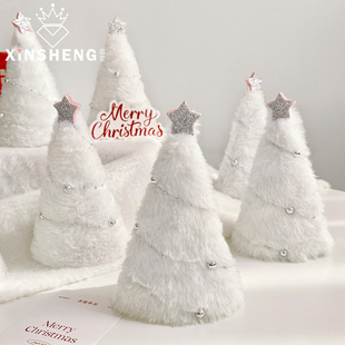 毛绒圣诞帽鲜花束圣诞树装 芯苼 饰配件diy花艺资材 圣诞节新品