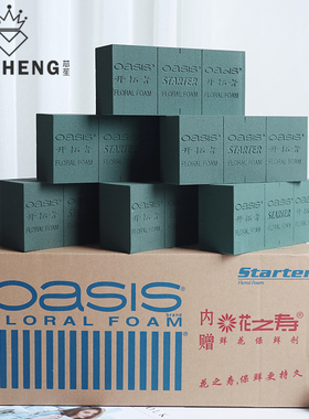 芯苼 奥赛斯花泥 天然插花定型专业鲜花束固定材料多功能花艺资材