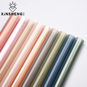 芯苼 鲜花束防水包花纸花艺资材花店用手工diy材料 透明opp玻璃纸