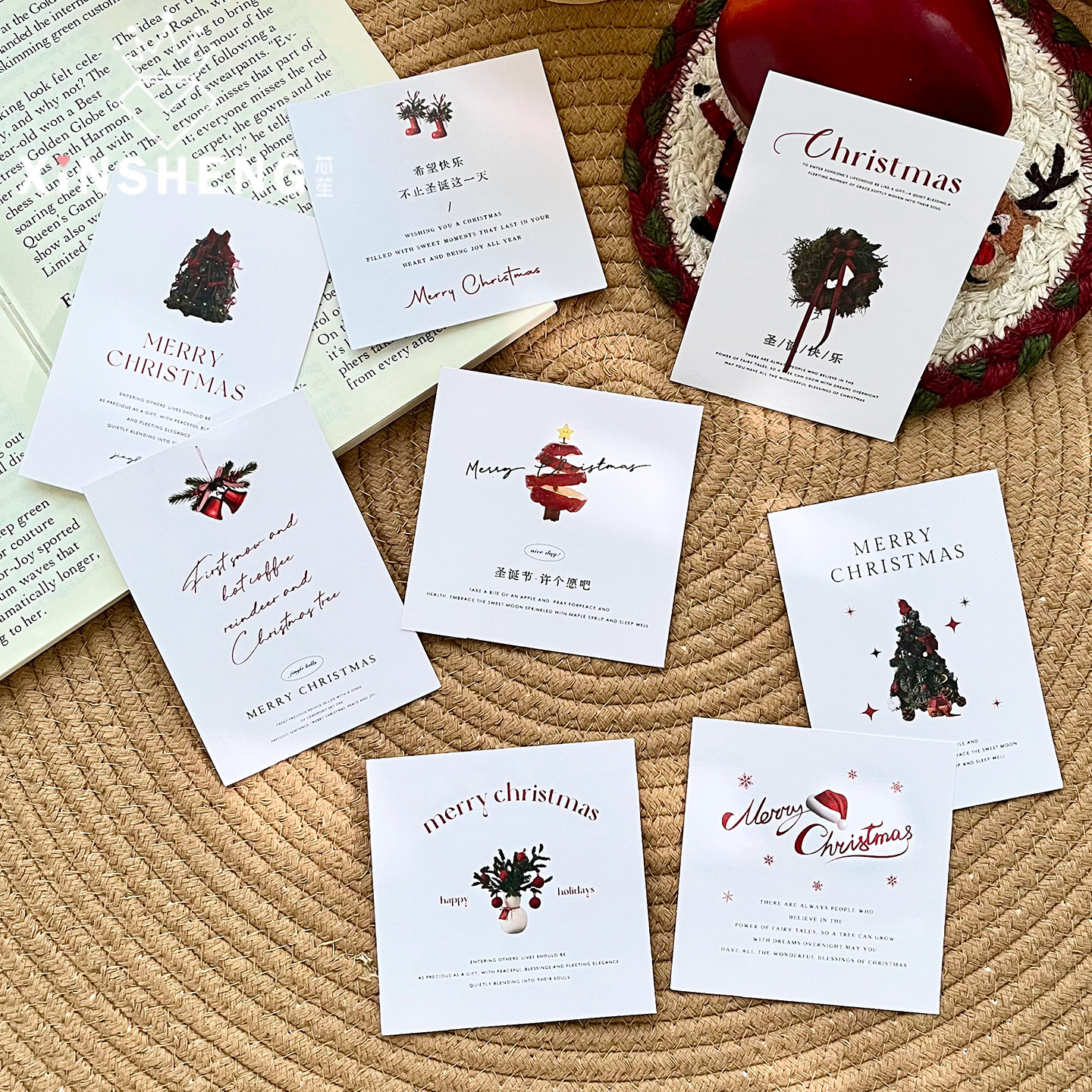 芯苼【原创英式手绘卡片贺卡】