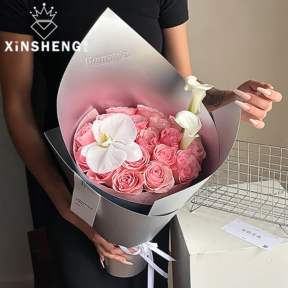 芯苼双面银钢印包装纸高级质感