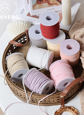芯苼 50码韩国绒皮绳鹿皮绳DIY手工花束包装材料饰品配件手链装饰