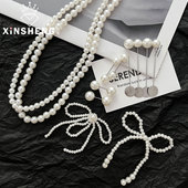 优品折扣 珍珠链条高级感珍珠链海淀鲜花束搭配材料百搭神器 芯苼