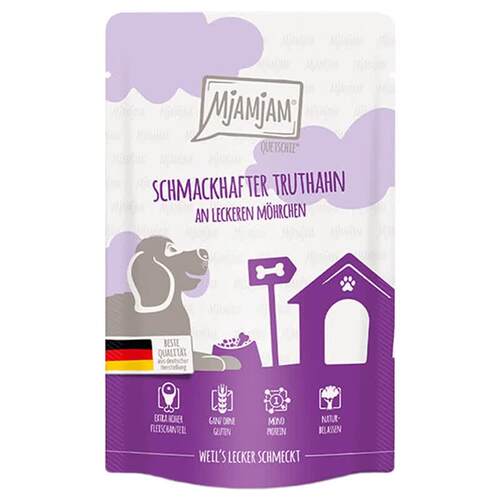 MJAMJAM狗狗主食罐头  成犬幼犬湿粮餐包餐盒营养无谷鲜肉低敏低