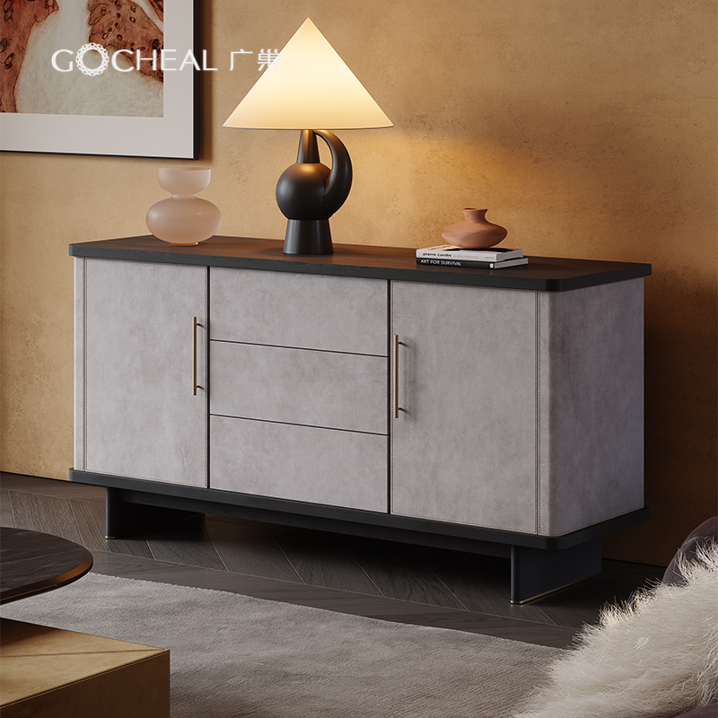 广巢乌菲兹餐边柜靠墙一体