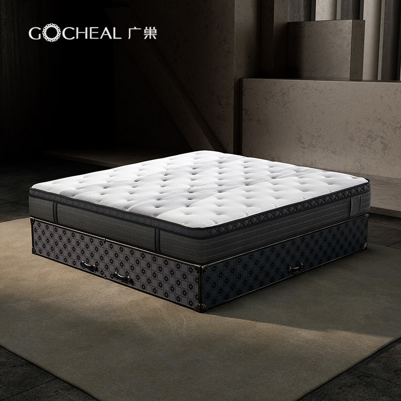 广巢 云眠床垫羊绒面料卧室家用软硬适中独立袋装弹簧乳胶床垫C