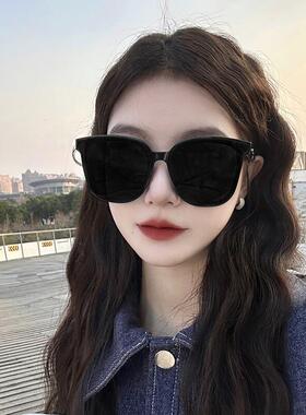 太阳眼镜女2025新款偏光抗UV高级感太阳眼镜女士大脸显瘦开 车专