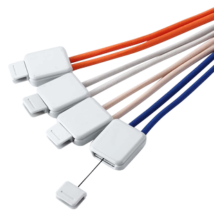 创意可伸缩挂绳员工胸牌卡套挂绳证件套绳可定制LOGO易拉扣绳子独创活扣放卡死