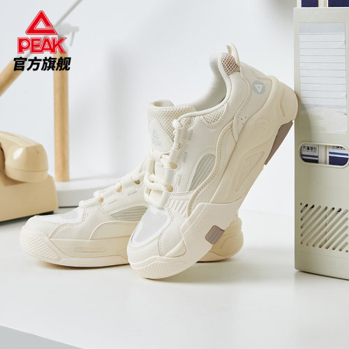 匹克态极时尚百搭潮流白色板鞋男