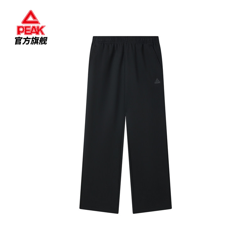 匹克运动裤男士冬季新款户外卫裤针织裤直筒裤子跑步通勤休闲长裤