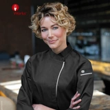 Шефвоварки женский шеф -повар набор для выпечки отеля Western Cafe Cafe Cafe House Рабочая одежда усердно трудилась весна