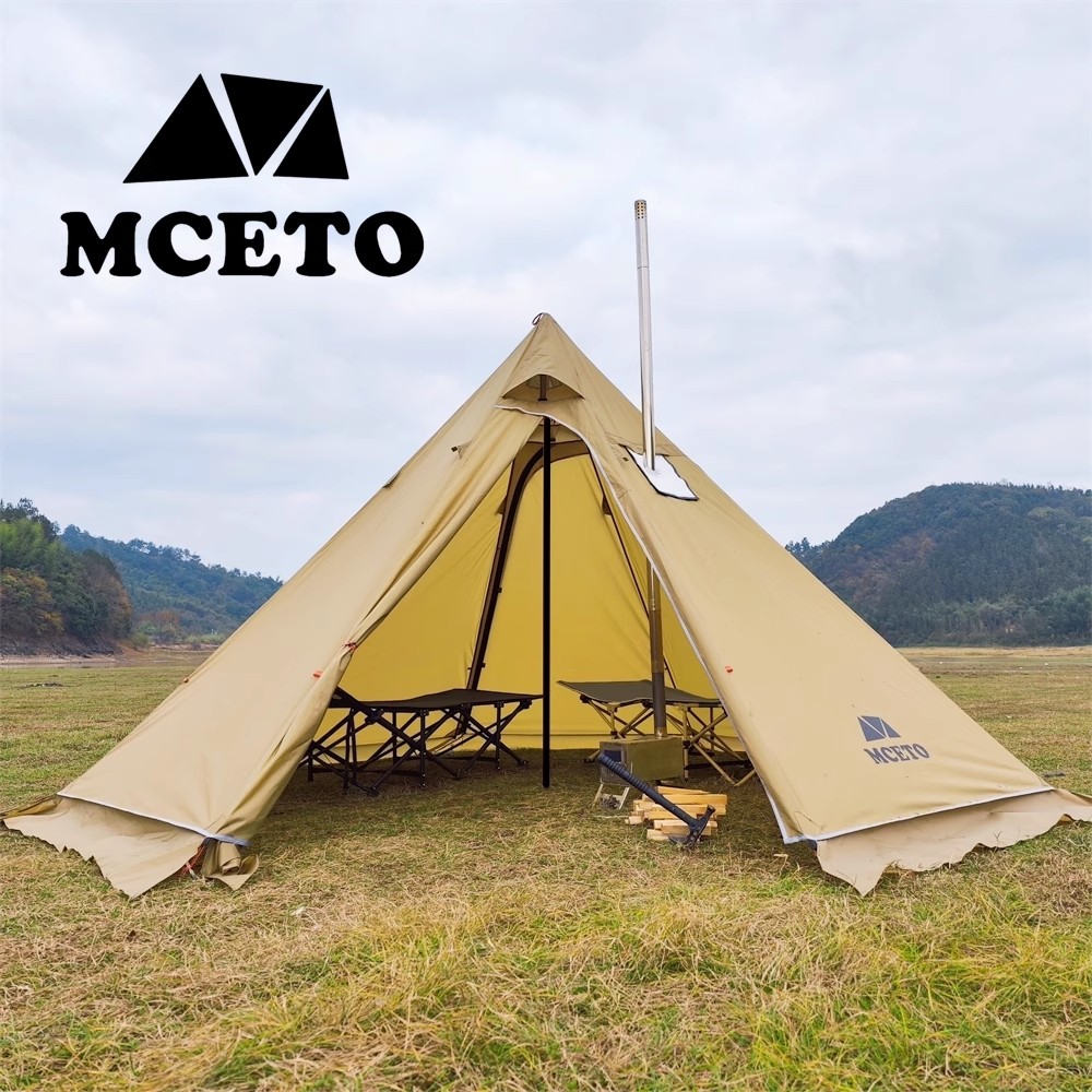 专利听雪400pro冬季八边角形露营