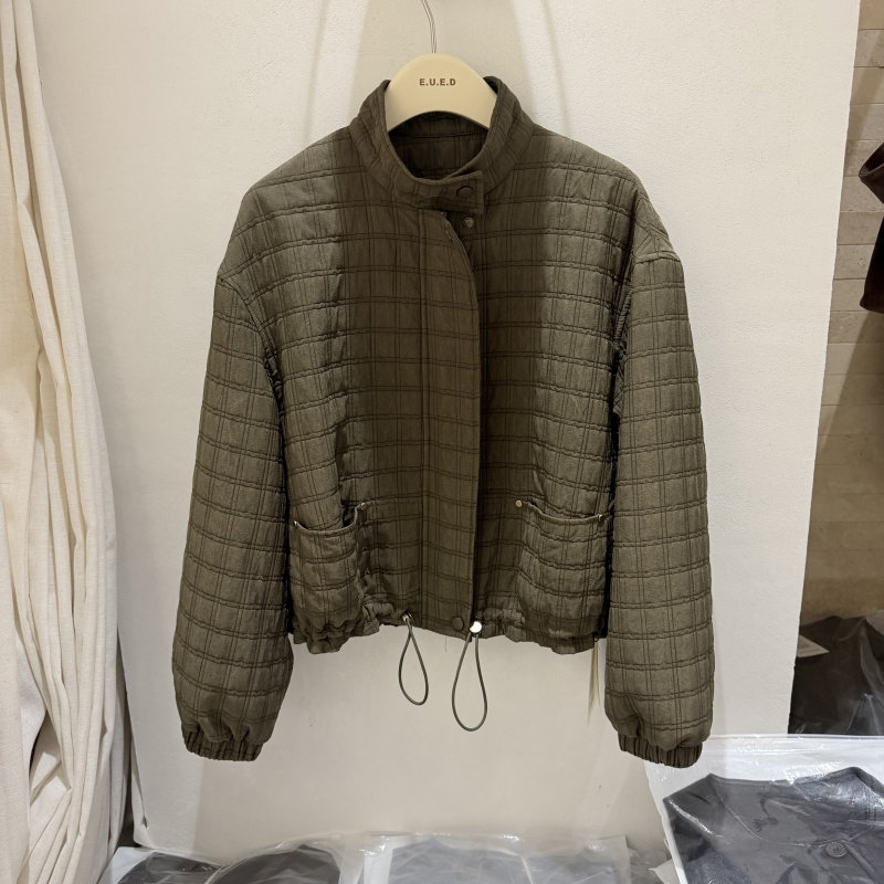 冬季短款立领显瘦小个子棉服女