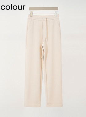 oldcolour欧珂2024春季宽松纯色休闲长裤女Q110705A1-599