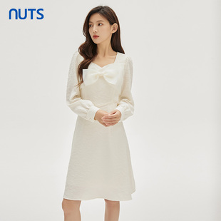 气质甜美学院风公主裙长袖 时尚 连衣裙女333102127 新款 NUTS秋季