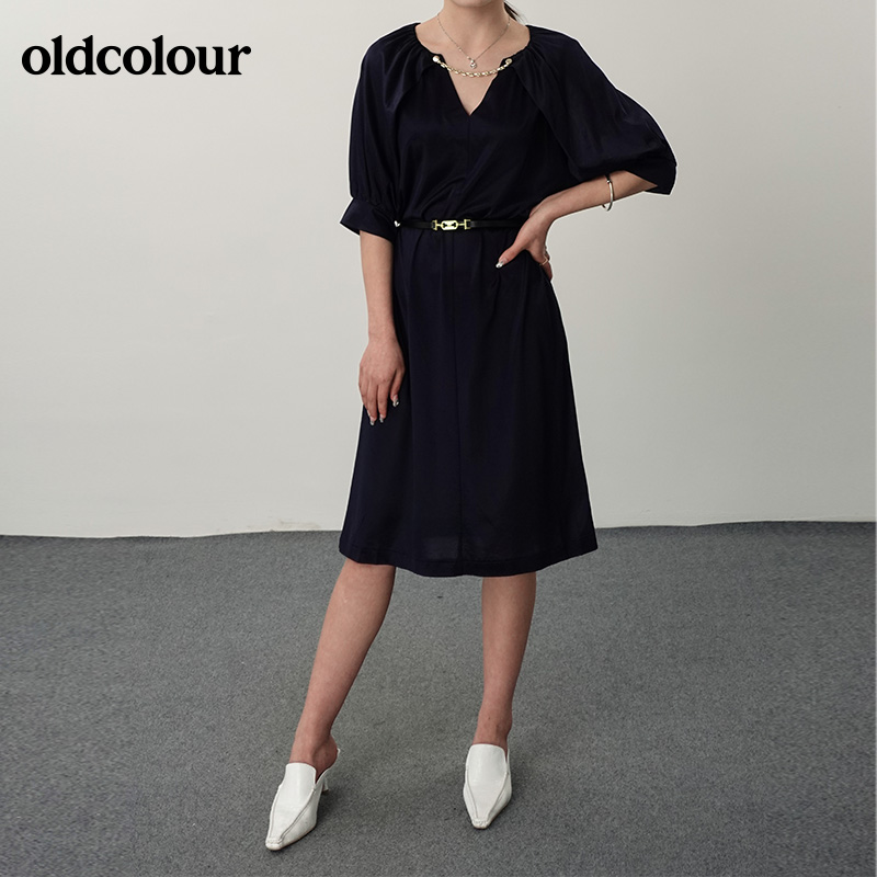 领气质优雅收腰显瘦连衣裙