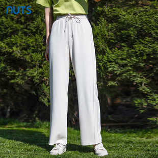 女421072287 直筒松紧腰休闲裤 NUTS高腰夏季 新款