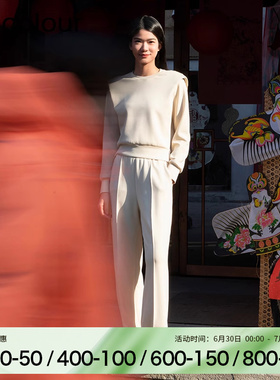 oldcolour春季韩版时尚高级休闲减龄气质女套装BR131401A1-859