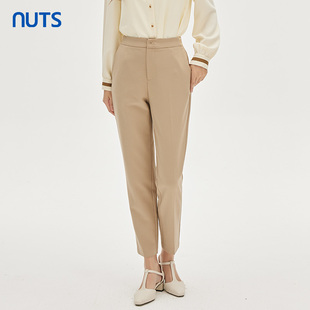 显瘦休闲长裤 NUTS秋季 气质通勤风修身 时尚 女333072123 新款