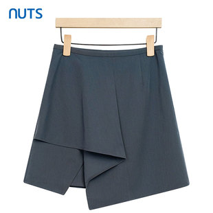 A字裙327061238B NUTS夏季 显瘦百搭纯色中长款 半身裙修身 399 女装