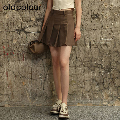 oldcolour欧珂夏季时尚新款休闲超短裙女