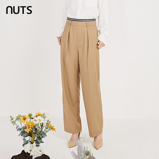 女211073007B NUTS春季 休闲阔腿纯色长裤 时尚 759 新品