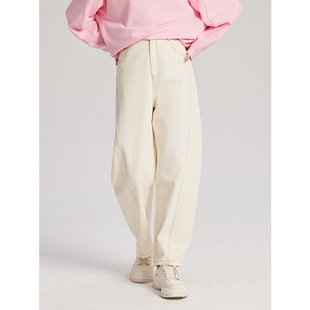 oldcolour春季新品时尚纯色气质百搭水洗牛仔长裤女Q131106A1-659