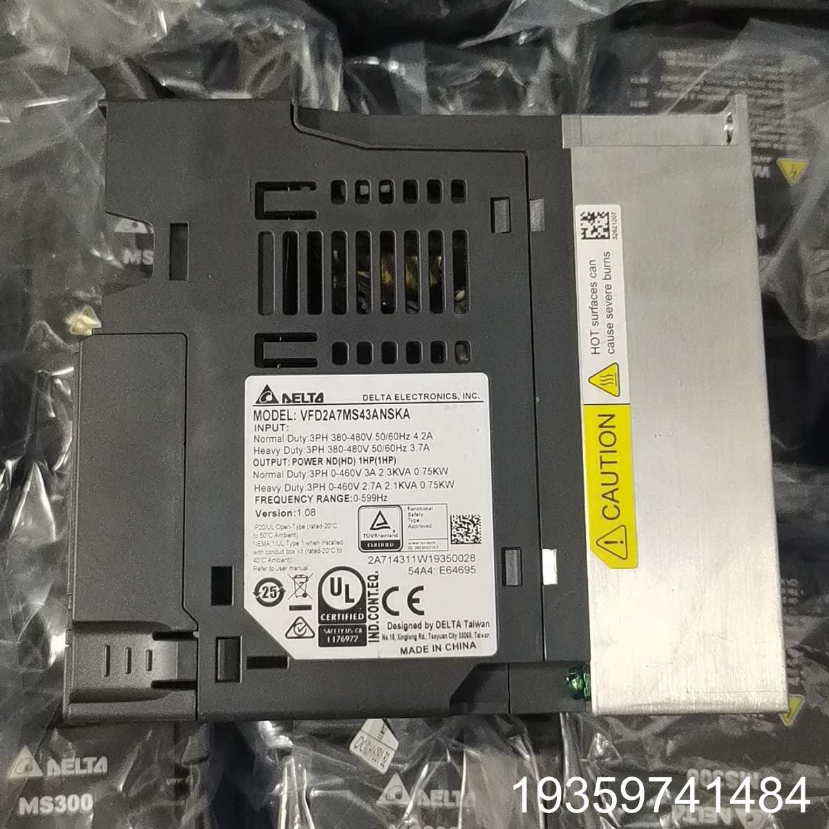 台达变频器VFD2A7MS43ANSKA，。三相，0议价