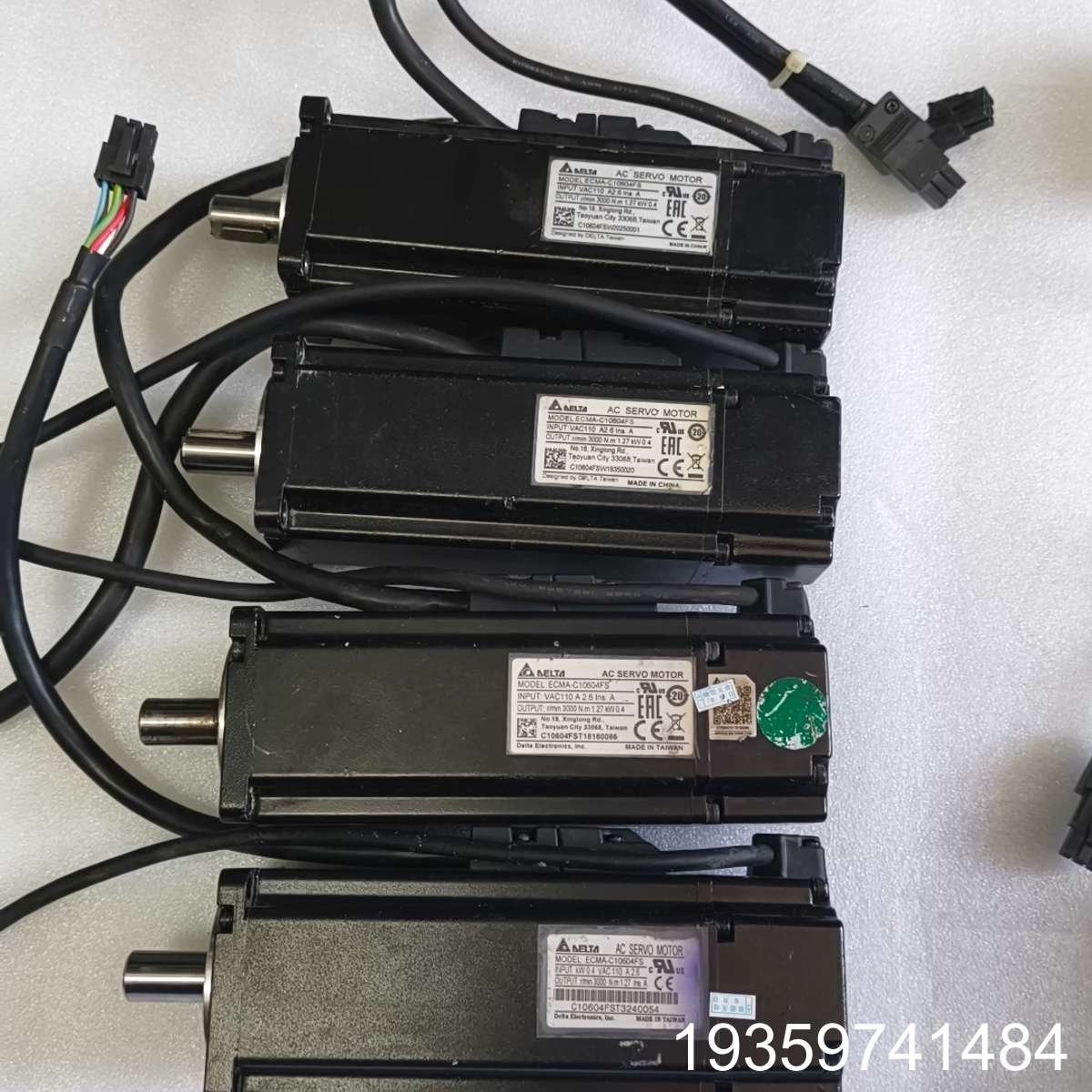 台达伺服电机ECMA-C10604FS，400W，，成议价