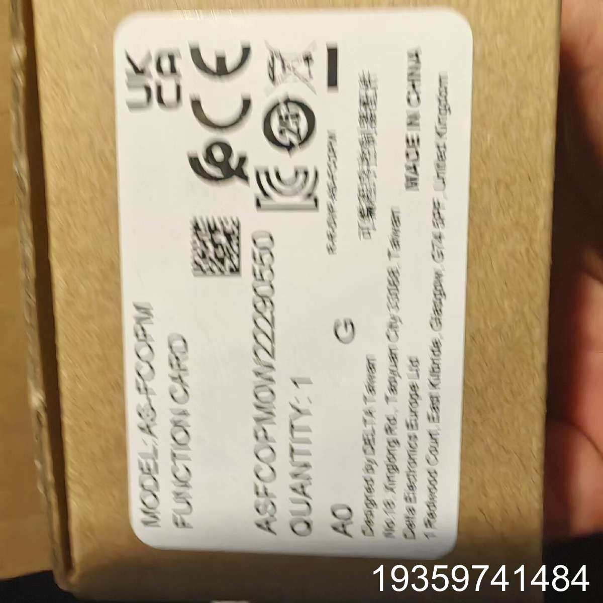 台达AS-FCOPM总线通讯AS300PLC板卡CANope议价