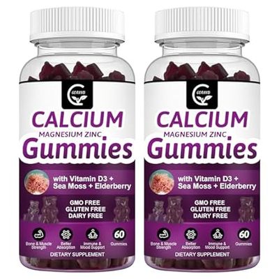 Calcium Magnesium Zinc Gummies with High Absorption Magne