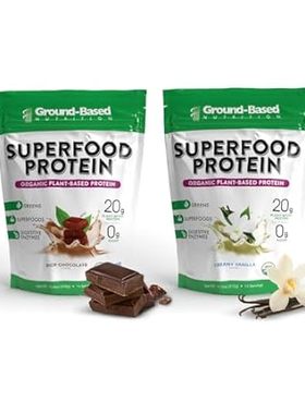 Ground-Based Nutrition Plant-Based Protein Superfood Powd