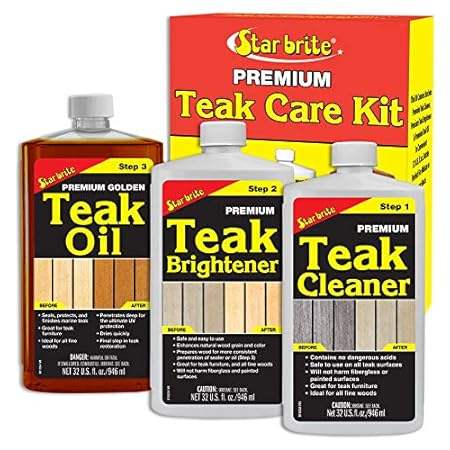 STAR BRITE Teak Kit - Restore Decks， Patio， Outdoor Furni
