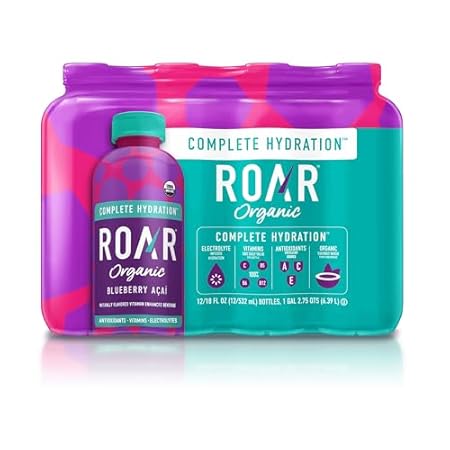 Roar Organic Electrolyte Infusions - USDA Organic - Blueb