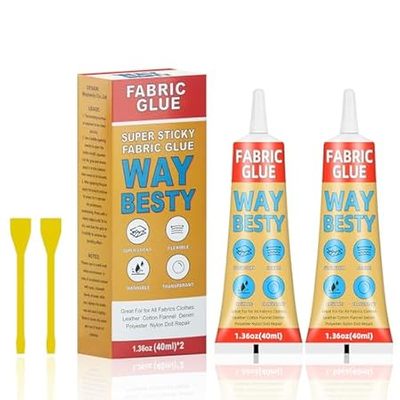 Fabric Glue， Strong Fabric and Leather Adhesive Permanent