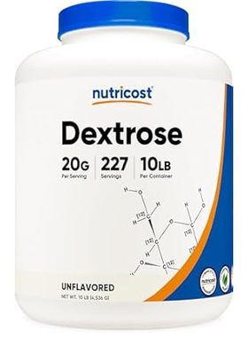 Nutricost Dextrose Powder 10 LBS - Non-GMO， Gluten Free