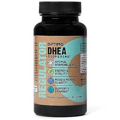 Optimo DHEA and BioPerine for Maximum Strength and Absorp