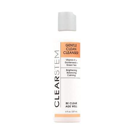 CLEARstem GENTLECLEAN Vitamin Infused Skin Cleanser， Make