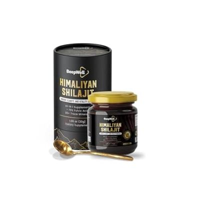 BeepWell Shilajit Resin – Pure Organic Himalayan Shilajit