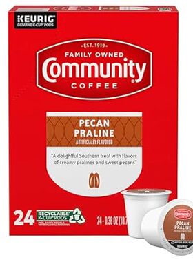 Community Coffee Pecan Praline Flavored 24 Count Coffee P