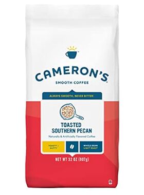 Cameron's Coffee Roasted Whole Bean Coffee， Flavored， Toa