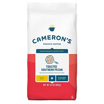 Cameron's Coffee Roasted Whole Bean Coffee， Flavored， Toa