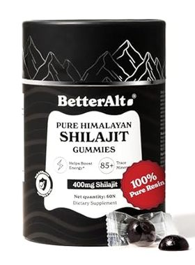 Pure Himalayan Shilajit Gummies with 100% Shilajit |High