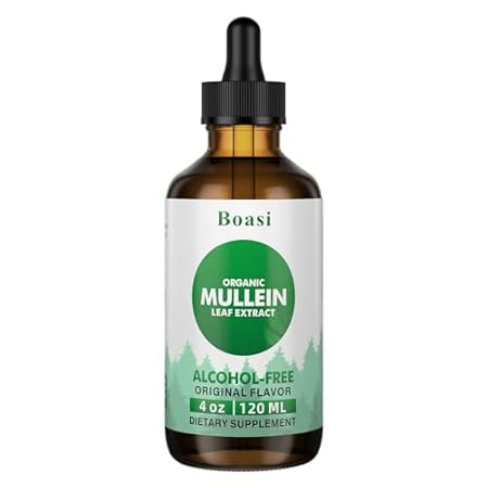 120ml Mullein Leaf Tincture - Lung Cleanse - Vegan Lung D