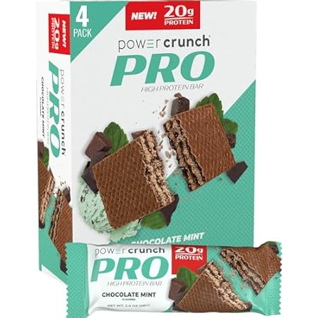 Power Crunch PRO Protein Wafer Bars， High Protein Snacks