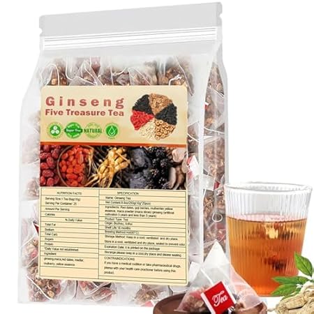 Ginseng Five Treasure Tea - Kidney Tea Wubao Tea， Kidney