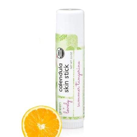Green + Lovely Calendula Skin Stick Organic Lotion Sticks