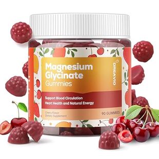 90 Count Magnesium Glycinate Gummies 400mg w/Magnesium L-