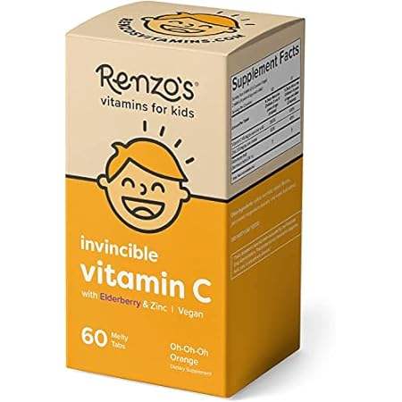 Renzo's Invincible Vitamin C for Kids with Elderberry &am