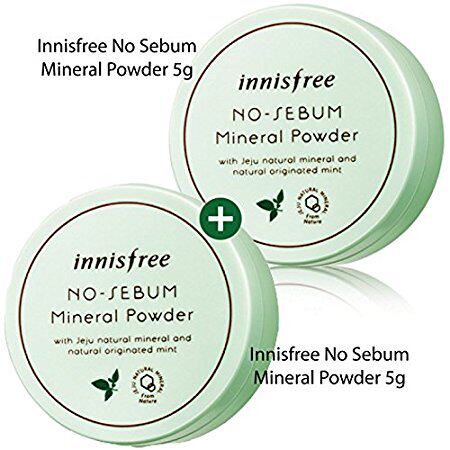 innisfree no sebum mineral powder 5g two(2) pieces